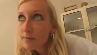 A German'S European Blonde Fantasy Comes True