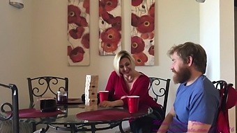 Step Nephew And Aunt Enjoy Romantic Christmas Dinner With A Special Surprise