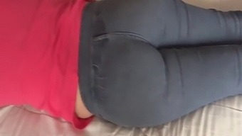 Amateur Babe Takes Milk In Her Nice Ass