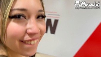 Hd Pov Video Of A Date With A Blonde Girlfriend In Public And At Home