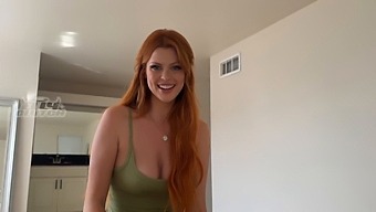 Amateur Girl With Freckles And Big Boobs Gets A Pov Blowjob Lesson