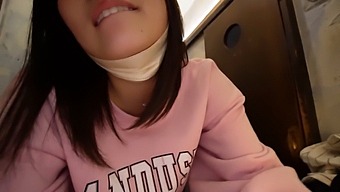 Aoi Kururugi Enjoys A Steamy Blowjob Session With Her M Boyfriend In Tokyo