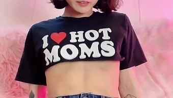 A Slim And Toned Asian Woman Exposes Her Vagina While Wearing Small Shorts At The Gym And Becomes Aroused