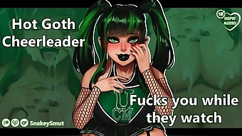 Get Ready For Some Hot Goth Cheerleader Action In This Pov Video