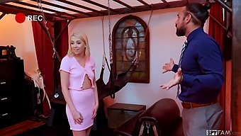 Stepdaughter'S Surprise For Stepdad'S Birthday - A Wild Sex Session