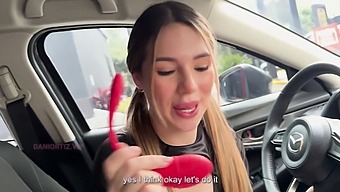 Dani Ortiz'S Big Tits Vibrate With Pleasure While Driving Inedito