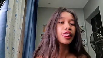 A Petite Asian Girl In A Pornographic Video