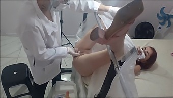 Redheaded Newcomer Gets Seduced By Her Gynecologist During Her First Visit