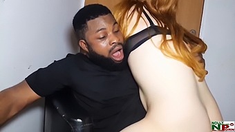 White Diamond Gets Pounded By Krissyjoh'S Massive Ebony Shaft