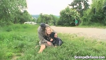 Young Girl Enjoys Sex With An Older Man'S Big Dick