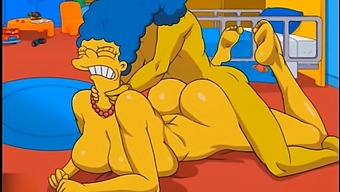 Sexy Housewife Marge Experiences Intense Pleasure And Squirting As Hot Cum Fills Her Ass / Hentai / Uncensored / Toons / Anime