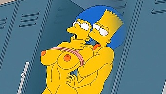 Marge, The Housewife, Experiences Intense Pleasure As She Receives Cum In All Her Holes