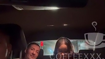 Public And Amateur Couple Gets Naughty With An Uber Driver In A Hot Interracial Encounter