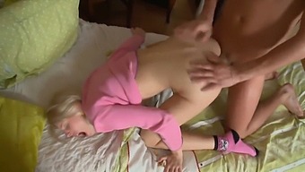 Step-Sister Surprises Me In My Room And We Engage In Intense Anal Sex, Resulting In Her Dripping With Cum
