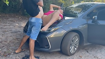 A Couple Engages In Public Doggy Style Sex And Interracial Encounter