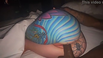 Olivia'S Tattooed Butt Takes A Black Cock Bareback In Slow Motion