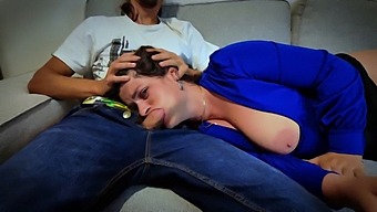 Stepson'S Rough Encounter With Stepmom In European Bedroom