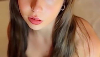 Young And Amateur Teen Gives Her Friend A Wild Blowjob And Gets Him To Cum Hard