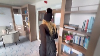 Cheating On Girlfriend With A Beautiful Blonde On A Cruise