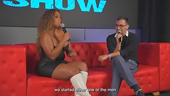 Carla Morelli Is A Colombian Babe With An Amazing Big Black Ass, She Performs A Rough Threesome With Two Big Cocks In Juan Bustos’ Show.